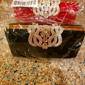 Sold    Velvet Evening Clutchs x 2